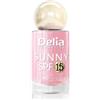 Delia Cosmetics - Sunny SPF 15 - Smalto per Unghie 12 - Protezione UV, Formula Rinforzante 2in1, Asciugatura Rapida, Alta Lucentezza, Fino a 7 Giorni di Tenuta - 11 ml