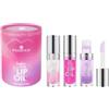 essence hydra kiss LIP OIL trio Set make-up per labbra 1 pz.