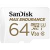 Sandisk 64GB Scheda microSDHC SanDisk Max Endurance [SDSQQVR-064G-GN6IA]