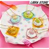 Bandai Raro Sumikko Gurashi Ciambella Kuji 2020 Take Away Charm Set Completo Express Da