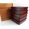 Wajima Urushi Shokado Bento Box 5pz Set Issai Chahei Noto Luxury Kaiseki Custom
