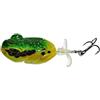 Rackumic Spinnerbait per trattore rana con profilo compatto da 8 cm e gancio per scanalatura del sangue per un collegamento affidabile nella pesca d'acqua dolce (B)