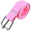 Rcniso Cintura per Pesi da Immersione Componente in Gomma con Fibbia in Acciaio Inossidabile Resistente Rosa per Sport Acquatici (cintura subacquea)