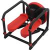 CAIYGG Stepper con sedile girevole e corde di resistenza, attrezzo per fitness domestico compatto per allenamento completo del corpo, azionamento idraulico silenzioso, display a LED e tappetino