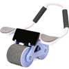 Generic Ab Roller Wheel - Ab Trainer portatile rimovibile in metallo ABS schiuma, 1130 g Core Exercise Equipment, opzioni multicolore | Allenamento addominale allenamento a casa fitness uomo donna palestra