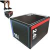 Generisch Box Jumps - Attrezzatura per palestra, 40 x 50 x 60 cm, accessorio antiscivolo con design di allenamento 'equilibrio, strumento per squat, dispositivo di velocità con facile utilizzo, forniture