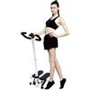 Krylen Salita idraulica silenziosa per scale, colore nero, ergonomico, con barre di supporto e tappetino antiscivolo, macchina laterale per un allenamento delicato per tutto il corpo a casa