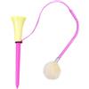 Generic Golf Tee con Corda Accessori Porta Pallina Supporto Allenamento Tee Materiale Resistente Adatto per Pratica Sportiva