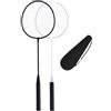 Generic Set di giochi da badminton da cortile - Kit di racchetta in lega, attrezzatura portatile per , racchetta senza rete resistente, attrezzatura da giardino per picnic, campeggio, feste in spiaggia