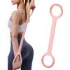 Generisch 8 fasce di resistenza in silicone, 6,8 kg, 32 cm, con manici, corda elastica per allenamento di spalle, schiena, braccia, yoga, pilates, palestra, allenamento a casa