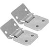 ZMellifluent 2 Set di Cerniere per sedili 1011652/1012412, Ricambio per Carrello da Club Car DS 1979 - Up a Gas ed Elettrico, Piastre di Cerniera Maschio-Femmina in Acciaio Inox con