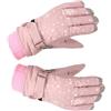 Alomejor da Sci per Bambini Invernali da in Poliestere 5 Resistenti all'acqua Antivento Flessibili Adatti per Sci Snowboard Slittino Ragazze Modello Rosa 22x9 Cm (rosa chiaro)