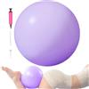 Générique pallone da esercizio, antiscivolo, portatile, gonfiabile, 25 cm, pallone da pavimento pelvico | per equilibrio fitness, stretching, allenamento del tronco, riabilitazione, barra yoga
