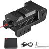 Generico Mirino laser tattico con laser rosso, compatibile con slitte Picatinny/Weaver standard da 20 mm, per pistole, fucili, caccia e softair.