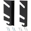 Générique Supporto per skateboard, 1 paio di supporti per skateboard in acrilico con gancio portaoggetti | Due strati di appendiabiti per tavole a rotelle, supporti appendiabiti per tavole a rotelle