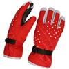 Alomejor Invernali da Sci Donna in Fibra di Poliestere 26 X 8 Cm Antivento Antiscivolo Impermeabili per Sci Ciclismo Guida Uso con Climi (rosso)