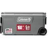 Coleman serie 316 - Ghiacciaia portatile isolata, a prova di perdite, con ruote, capacità di 61,5 L pari a oltre 100 lattine, ideale per spiaggia, portellone posteriore, campeggio ed eventi sportivi