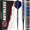 RUTHLESS Set di freccette Blue Falcon | Freccette in tungsteno con punta morbida | Blu | 18 g