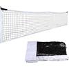 Generic Dink Net - Rete standard, in nylon regolabile in altezza, struttura resistente, attrezzatura compatta per allenamento all'aperto, spiaggia, cortile, palestra, scuola, , cortile, casa