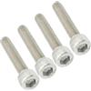 YARNOW Set 4 Viti Manubrio Bici in Acciaio Inox M6x30mm per Bici Scatto Fisso Alta Resistenza Senza Deformazione, Adatte per Montaggio Forcelle Anteriori
