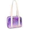 TropicalLife Mini borsone sportivo con fiori di glicine astratto, mini borsa da palestra, leggera, casual, da viaggio, per sport, per bambini, ragazze, ragazzi, donne, uomini