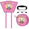 Generisch Aquilone per bambini, divertente aquilone pieghevole, pratico e pieghevole, per esterni, , giardino, cortile, campeggio, picnic, gioco e relax