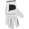Lxwraptorial Guanto da golf per mano destra da uomo, guanti da golf in pelle traspirante con granelli antiscivolo, presa morbida per un maggiore controllo dello swing, chiusura a strappo per (Taglia 25 (per uomo))