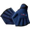 Yunmeryker Guanti da Nuoto 1 Paio Guanti Piscine Sport Acquatici Guanti da Immersione per Uomini Guanti Fitness con Palmo a Materiale in Nylon Adatti per, Ciano