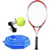 TUXCAXI Racchetta da Tennis Professionale, Racchetta da Tennis, Pallina, Attrezzatura Portatile Leggera, ausilio per l'allenamento autonomo, Giocatore, con 1 Pallina da, 53x22 cm