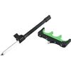 Durashmall Supporto per canna da pesca multi-slot con picchetto, supporto regolabile per pesca in mare grosso, 3/5/6 fori, bocca a spirale 9,2 mm, struttura in plastica ed EVA (3 fori + terreno)