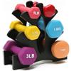 Générique Supporto per bilanciere - Organizzatore di peso robusto, supporto per attrezzature da fitness portatile, scaffale per allenamento di a tre livelli | Design stabile e durevole
