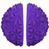 Dilwe Mezza Sfera per Yoga, Capsule per Equilibrio in PVC, Confezione da 2, 6,3 X 3,0 Pollici, Sfera da Massaggio Appuntita con Superficie Elastica Morbida per Allenamento dell'Equilibrio, (GREEN)