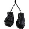 Kfwfuaee Guantoni da boxe in miniatura nero/blu/ciondolo 2 pezzi