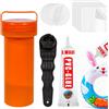 songyea Kit di riparazione gonfiabile, kayak, kit di riparazione gonfiabile con 10 patch in PVC, colla, chiave valvola, paddleboard, accessori gonfiabili, set di toppe SUP (A)