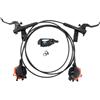 Generico Compatibile con Shimano SLX M7100 2 Pistoni/M7120 4 Pistoni Mountain Bike Freno A Disco Idraulico Set Sinistro E Destro(M7100 Resin R)