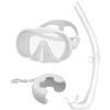 Generic Attrezzatura da snorkeling per adulti | Maschera subacquea anti perdite con vista panoramica - Boccaglio pieghevole regolabile in scatola e regolabile - Allenamento di nuoto, vacanze con penny, sport