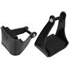 Riuulity Staffe di Sicurezza per Equitazione in Plastica Pom con Imbottitura in Schiuma Imbottita per Comfort a Lunga Distanza, Nere, Larghe 5,51 Pollici X 2 Pezzi