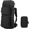 Mardingtop Zaino tattico da 75 l, zaino da trekking, zaino YKK, con grande capacità
