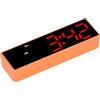 Generic LED Timer Digitale 5 Pulsanti Funzione Orologio Elettronico per la Decorazione Domestica 5,1 Pollici (Cornice Arancione + Display Blu e Rosso)