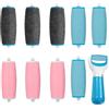BOULESENM 9 rotoli di ricambio per la rimozione dei calli compatibili con Scholl Velvet Smooth, 3 tipi di ruvidità per la rimozione dei calli rotoli, rulli per pedicure