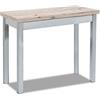 ASTIMESA Tavolo da Cucina a Libro Senza cassetto e Piano in Legno Laminato, Amundsen, 80 x 40 cm a 80 x 80 cm