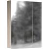 trendteam smart living - Universale - Armadietto a specchio - Kashmir (Beige) - Specchio da bagno con 2 ante e 2 ripiani - 60 x 77 x 17 cm - Porte montabili su entrambi i lati
