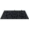 Whirlpool PRONTA CONSEGNA - SPEDIZIONE IMMEDIATA Piano Cottura da Incasso a Gas 90 cm 5 Fuochi Vetro temperato Nero Griglie Singole in Ghisa Whirlpool GOA 9523/NB1 - GOA9523NB1