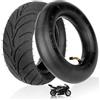 TREFAN 110/50-6,5 pneumatici per 38 cc 47 cc 49 CC MTA1 MTA2 Cag Mx3 GP-RSR Mini Pocket Bike, set di tubi flessibili di ricambio, pneumatici posteriori 110-50-6.5 e tubo con valvola angolare (A)