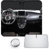 CDEFG [Aggiornamento] CDEFG Compatibile con FIAT Abarth 595 2016-2024 2025 Parasole Coperture Parabrezza Ombrellone Anteriore Parabrezza Auto Parasole Accessori