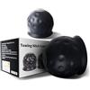 kajkey 2 pezzi copertura per gancio di traino Copertura della Sfera del rimorchio, in gomma, tappo di protezione per gancio di traino, nero, tappo di protezione a sfera per auto, camion, veicoli commerciali