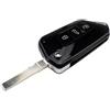 topone1 Carcasa De Llave Telecomando Plegable Modificada 5K0 837 202AD Para VW Polo T1guan Jetta Golf Skoda Y Seat No Apta Para Car Casas Sin Llave