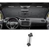 LUWU [Aggiornato] Ombrello Parasole Auto Compatibile con VW Tiguan 3 2024 2025 2026 Parabrezza Parasole Auto ad Ombrello Pieghevole per Parabrezza Anteriore Interno Tiguan 3 Accessori