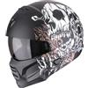 ScorpionEXO SCORPION EXO-COMBAT II GENESIS Nero opaco-Bianco-Oro L