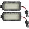 Supecesorio 2 luci Luce Targa a LED per Ford Fiesta Focus S-MAX C-MAX Mondeo Kuga Galaxy Range, Jaguar XJ, LED per targa